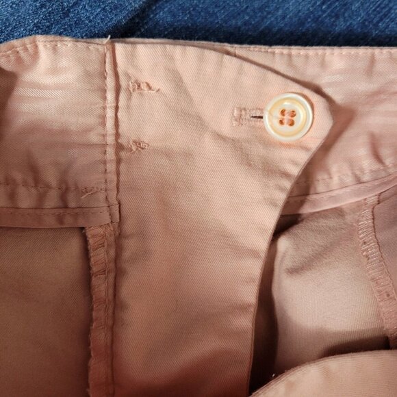 The Limited Sz 6 Low Rise Peach Shorts Stretch Khaki Fabric Lightweight Everyday - Picture 5 of 7